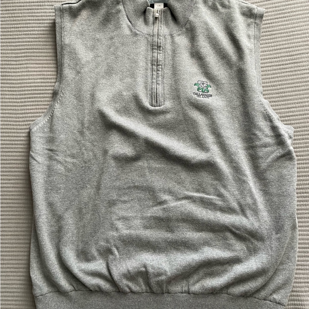 Men’s Cutter Buck CBWindTec sweater vest, Callawassie Island
